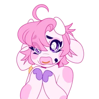 🥺 cow-girl telegram sticker