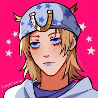 🍮 Johnny Joestar JoJo's Bizarre Adventure Anime, Manga, Postać, Jojo, JJBA telegram sticker