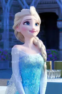 👾 Elsa Frozen Elsa, Frozen, Disney, dibujos animados, princesa, reina de hielo telegram sticker