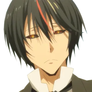 😕 Diablo That Time I Got Reincarnated as a Slime anime, manga, isekai, demon, black hair telegram sticker