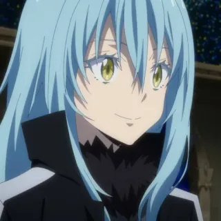 🙂 Rimuru Tempest That Time I Got Reincarnated as a Slime Аниме, Исекай, Слизь, Персонаж, Магия telegram sticker