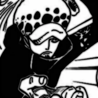 🗯 Trafalgar Law One Piece trafalgar law, one piece, anime, manga, hải tặc telegram sticker