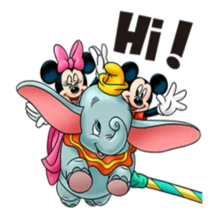 Disney theme park @StikerDi whatsapp stickers