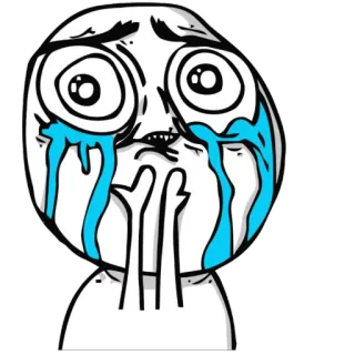 😭 meme, crying, emotional, sad, internet telegram sticker