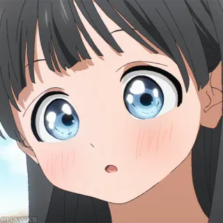 🎐 Anime, Manga, Ragazza, Carino, Cartone animato, Illustrazione telegram sticker