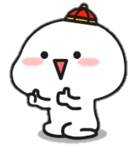 🍡 Desenho animado, Personagem, Gesto, Dedo do meio, Ofensivo telegram sticker
