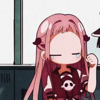 🥬 Anime, Triste, Pleurs, Dessin animé, Personnage telegram sticker