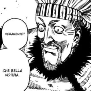⚔ VERAMENTE?
CHE BELLA NOTIZIA. Manga, Cómic, Hombre, Italiano telegram sticker