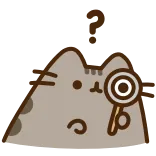 Pusheen the Cat @TgEmojis telegram emojis 🧐
