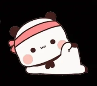 🧘 Panda, Fofo, Animal, Artes marciais telegram sticker
