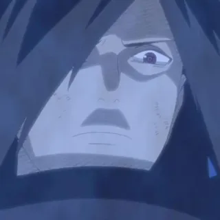 🗝 Madara Uchiha Naruto anime, manga, ninja, uchiha, sharingan telegram sticker