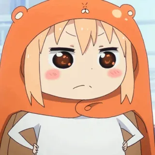 🍧 Umaru Doma Himouto! Umaru-chan anime, umaru, cute, himouto, umaru-chan, angry telegram sticker