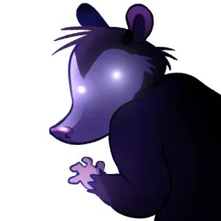 👿 animal, bear, cartoon, sticker whatsapp sticker