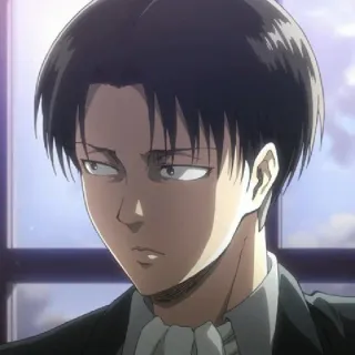 ☁️ Levi Ackerman Attack on Titan anime, character, manga, levi, ackerman, attack on titan telegram sticker