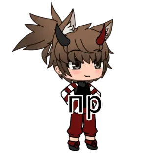 Чез гачя telegram stickers