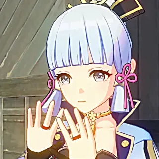 ❄️ Ayaka Kamisato Genshin Impact Anime, Game, Genshin Impact, Ayaka, Kamisato, Karakter telegram sticker