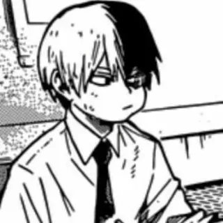 🔥 Shoto Todoroki My Hero Academia Anime, Manga, Shonen, Héroe, Quirk whatsapp sticker