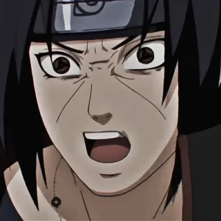 🗡️ Itachi Naruto Аниме, Наруто, Итачи, Учиха, Манга, Мультфильм telegram sticker