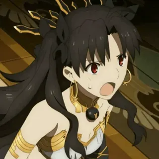 😫 Rin Tohsaka Fate/stay night Anime, Chica, Expresión, Linda, Personaje, Rin Tohsaka, Fate/Stay Night telegram sticker