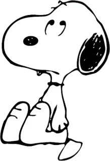😗 Snoopy Peanuts 犬, 漫画, 動物, ピーナッツ telegram sticker