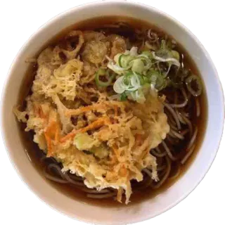 🍜 comida, soba, macarrão, tempura, comida japonesa telegram sticker