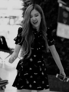 ☁️ Rose kpop, cantor, rose, blackpink, dança, feliz, idol whatsapp sticker