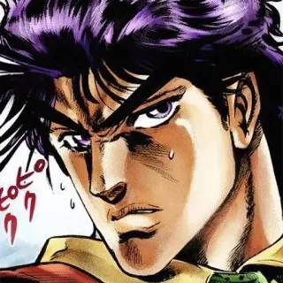 🧣 Jonathan Joestar JoJo's Bizarre Adventure 애니메이션, 만화, 죠죠, 조나단 죠스타 telegram sticker