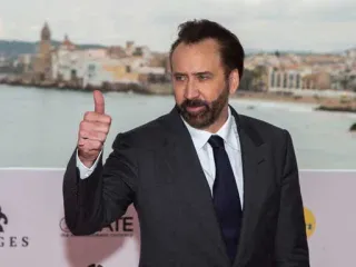 🥃 Nicolas Cage Nicolas Cage, actor, celebrity, portrait telegram sticker