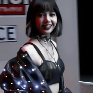 🎧 Lisa 여자, 가수, 블랙핑크, 아이돌, K팝, 연예인 telegram sticker