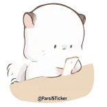 👍 @FarsiSticker stiker, kucing, hewan, imut telegram sticker