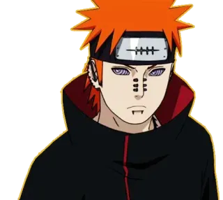 ☹ Pain Naruto Anime, Naruto, Pain, Personagem, Ninja, Mangá whatsapp sticker