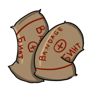 💊 Бинт venda, medicina, primeros auxilios, salud, lesión, tratamiento telegram sticker