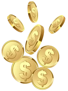 💰 koin emas, uang, mata uang, simbol dolar, kekayaan, keuangan telegram sticker
