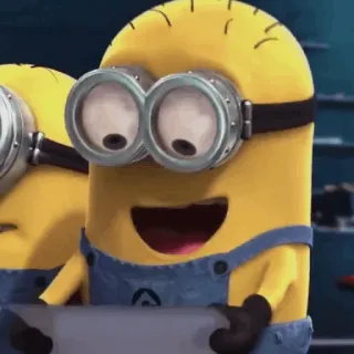 🍌 Minion Despicable Me Cartoon, Minion, Lustig, Niedlich, Gelb, Animation telegram sticker