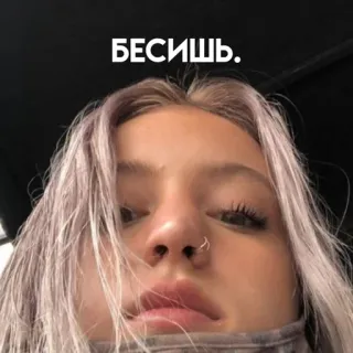 🖕 БЕСИШЬ. telegram sticker