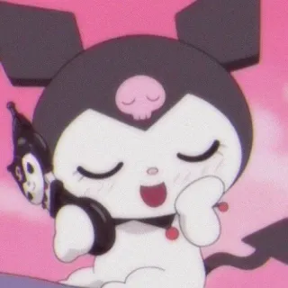 🌷 Kuromi การ์ตูน, อนิเมะ, ตัวละคร, น่ารัก, คาวาอิ telegram sticker