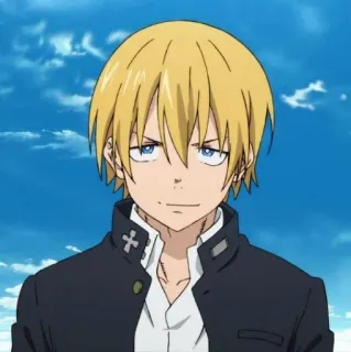 💛 Arthur Boyle Fire Force anime, Fire Force, Arthur Boyle, blond hair, anime character telegram sticker
