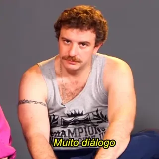 🤦‍♂️ Muito diálogo telegram sticker