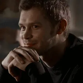 😐 Klaus Mikaelson The Vampire Diaries Klaus Mikaelson, vampire, the originals, tv series, joseph morgan telegram sticker