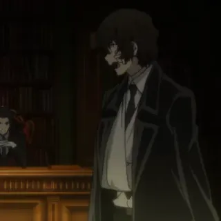 🥀 Osamu Dazai Bungou Stray Dogs anime, character, manga telegram sticker