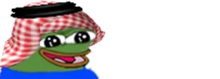 👳‍♂️ Pepe the Frog Pepe, Żaba, Meme, Arab telegram sticker