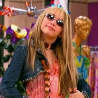 ❤️ Miley Stewart Hannah Montana miley cyrus, hannah montana, disney, teenager, sängerin, blond whatsapp sticker