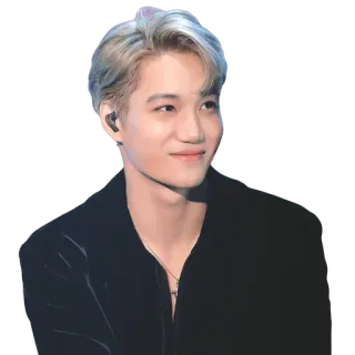 😊 Kai kpop, idole, chanteur, danseur, exo, k-pop, musique whatsapp sticker
