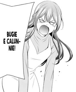 🤥 BUGIE E CALUNNIE! anime, manga, anger, shouting telegram sticker
