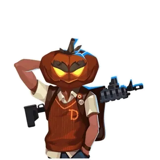 🖕 abóbora, arma, halloween, fantasia telegram sticker