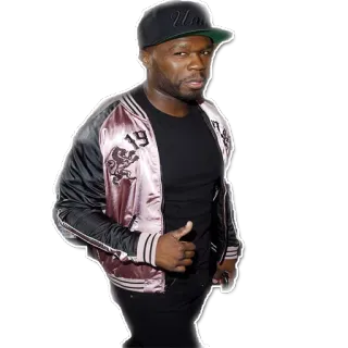 👍 50 Cent Rapper, Beroemdheid, 50 Cent, Zanger telegram sticker