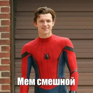 😁 Spider-Man Мем смешной meme, spider-man, engraçado, marvel, super-herói telegram sticker