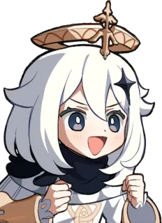 👍 Paimon Genshin Impact Anime, Genshin Impact, Paimon, Fofo, Kawaii telegram sticker