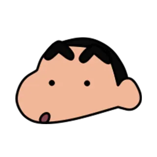 😲 Shin-chan Crayon Shin-chan Shin Chan, Crayon Shin Chan, Animé, Dessin animé, Visage whatsapp sticker