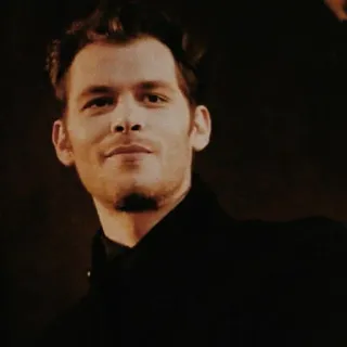 🍂 Klaus Mikaelson ผู้ชาย, ภาพเหมือน, มืด, The Originals, The Vampire Diaries, เคลาส์, เคลาส์ ไมเคิลสัน telegram sticker